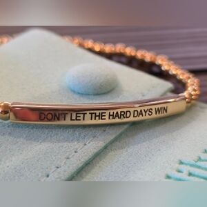 Inspirational Gold Plated Bracelet